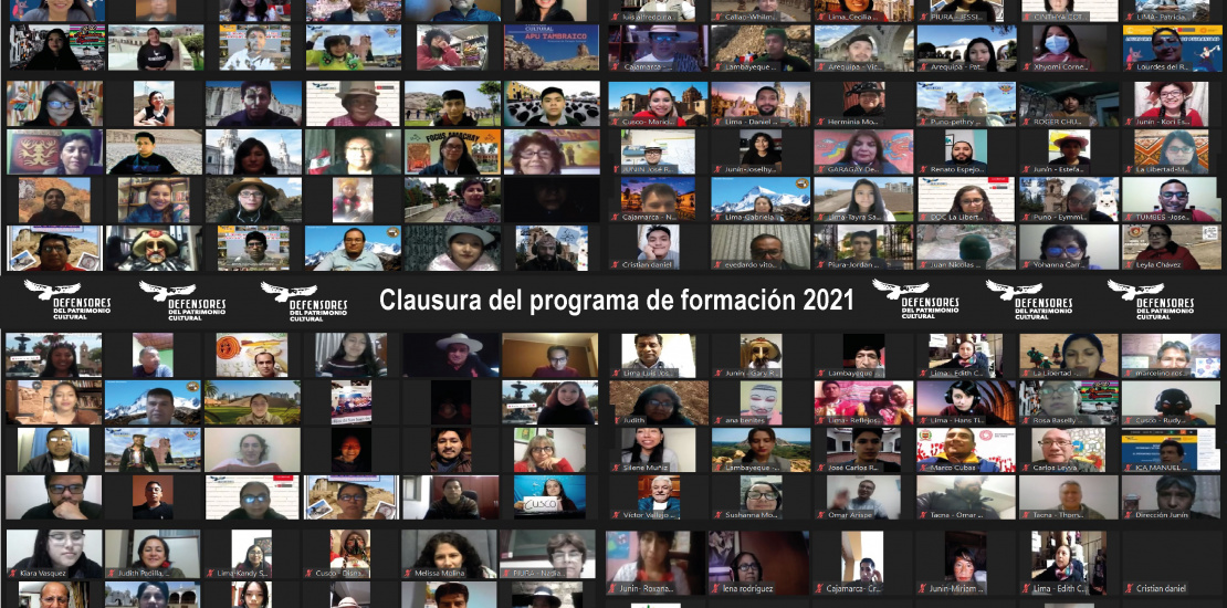 Clausura programa de formación defensores del patrimonio 2021