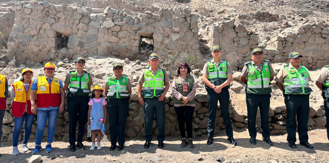 Actividad con la policía nacional