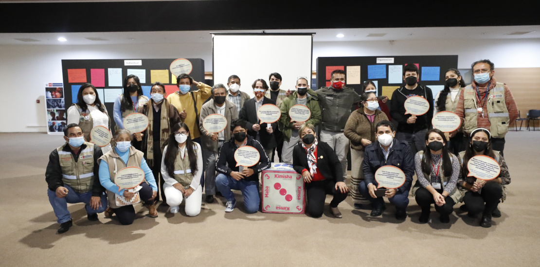 Reunión de organizaciones culturales de Huánuco participantes de la estrategia ACERCA Patrimonio Cultural con funcionarios de DDC Huánuco (2021)