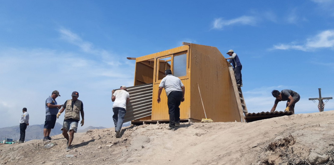 Instalación de caseta