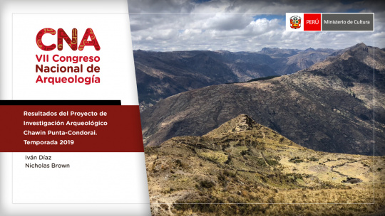 Resultados del Proyecto de Investigación Arqueológico Chawin PuntaCondorai. Temporada 2019