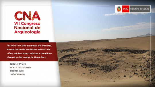 “El Pollo” un sitio en medio del desierto. Nuevo centro de sacrificios masivos de niños, adolescentes, adultos y camélidos jóvenes en las costas de Huanchaco